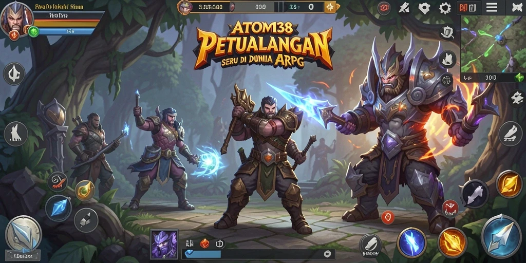 Tampilan gameplay ARPG yang menarik dari ATOM138.