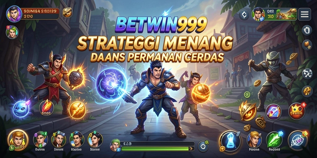Tangkapan layar BETWIN999 menampilkan pertempuran strategis yang mendebarkan.