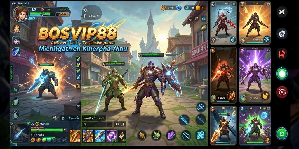 Screenshot utama menampilkan tampilan antarmuka pengguna BOSVIP88 yang intuitif dan efisien.