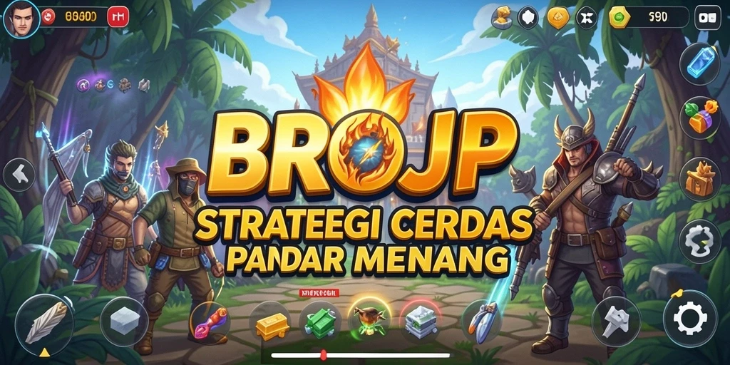 Tampilan gameplay BROJP yang menegangkan dan strategis.