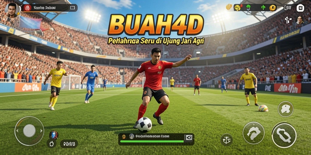 Tampilan menarik dan gameplay seru dari BUAH4D.