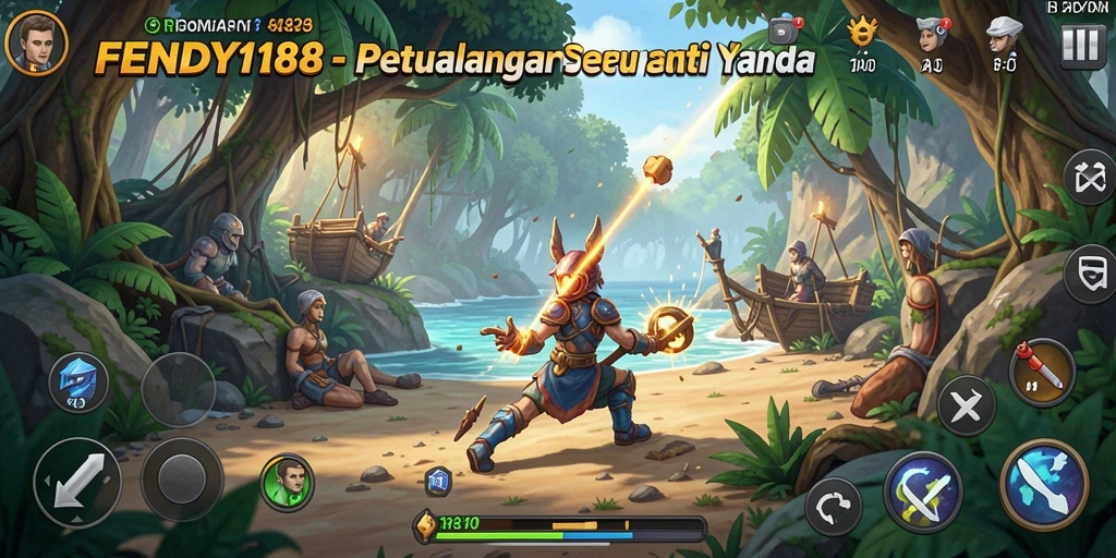 Tangkapan layar FENDY188 dengan aksi penuh petualangan.