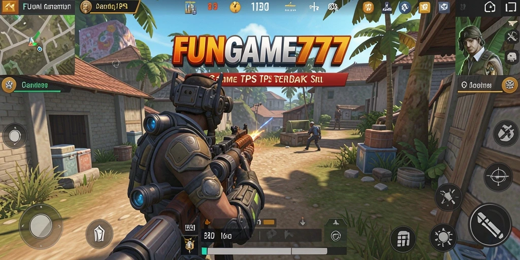 Screenshot FUNGAME777 menampilkan aksi seru dalam dunia TPS.
