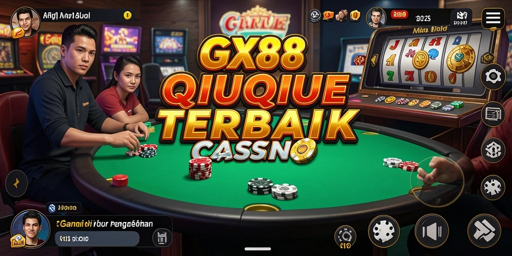 Screenshot GX88 menampilkan aksi seru permainan QiuQiu.