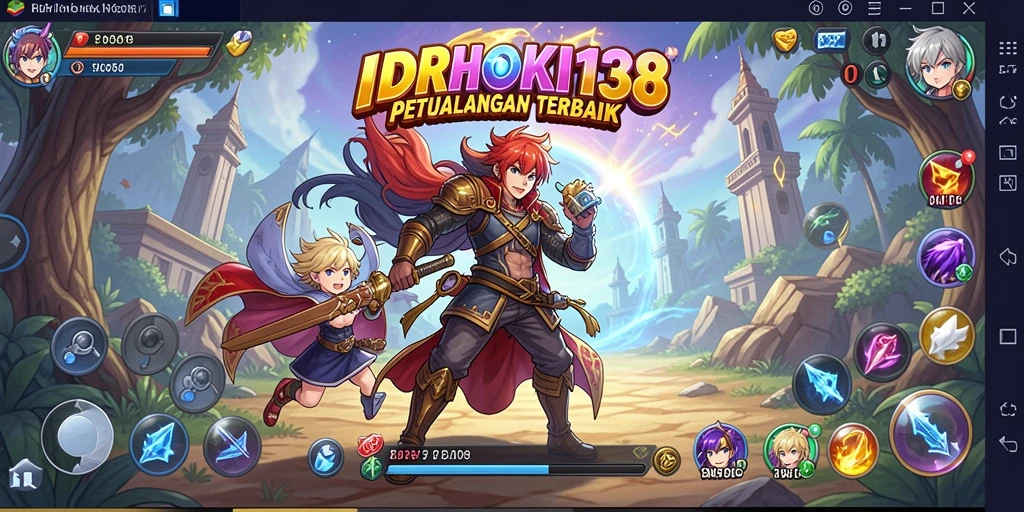 Tampilan karakter dan pertarungan menarik di IDRHOKI138.