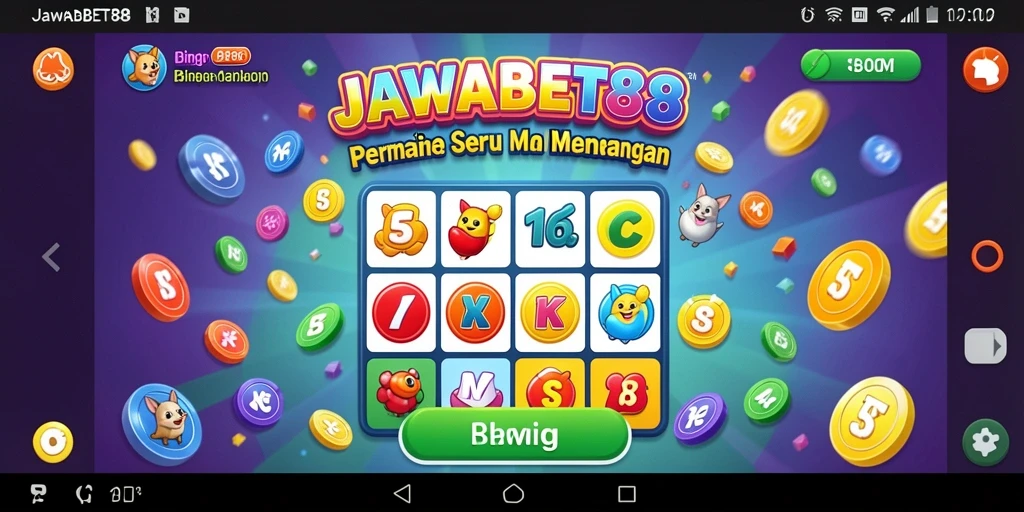 Screenshot gameplay JAWABET88 menampilkan momen seru saat bermain Bingo.