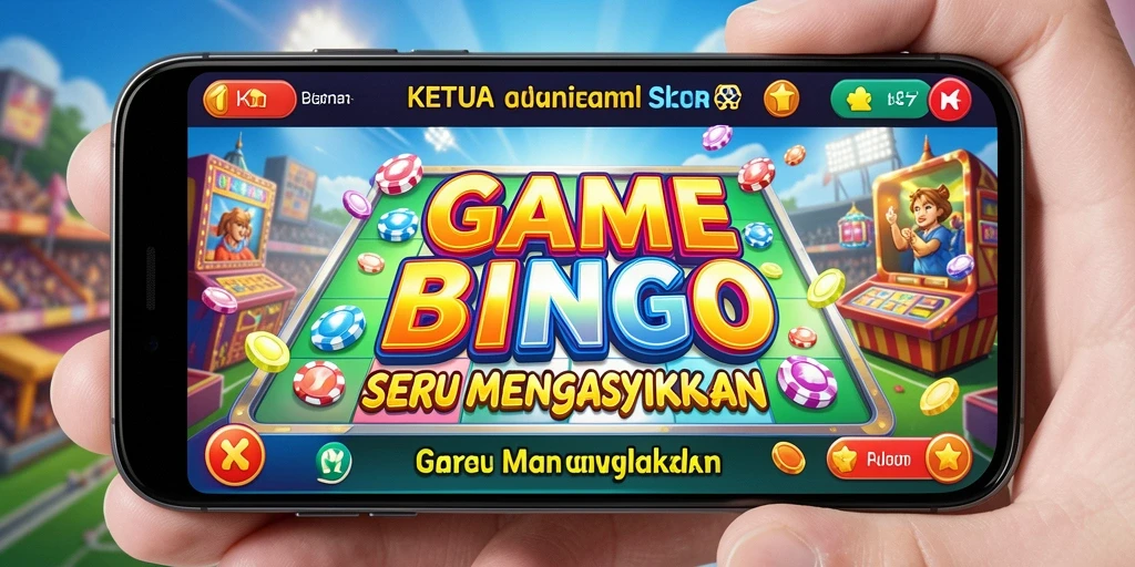 Tampilan menarik dari gameplay KETUA yang penuh warna.