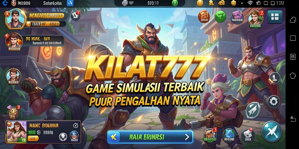 Screenshot gameplay KILAT777 yang menunjukkan realisme tindakan dan interaksi.