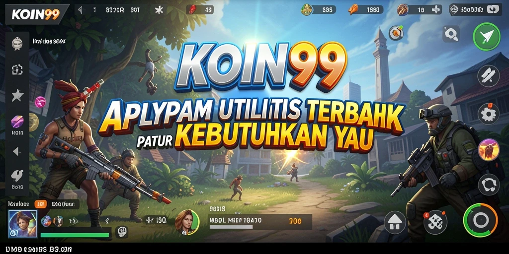 Tampilan utama aplikasi KOIN99 yang membantu produktivitas pengguna.