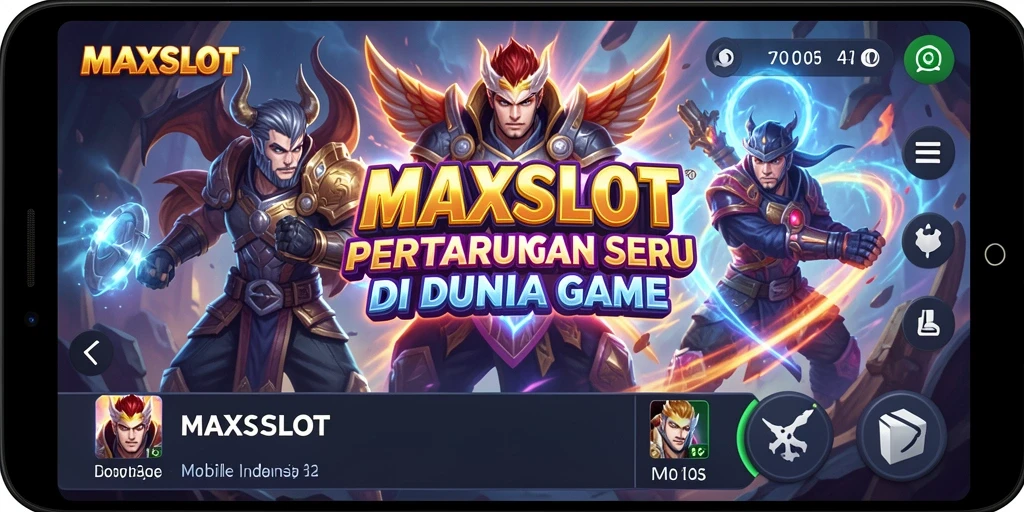 Tangkapan layar dari gameplay menegangkan di MAXSLOT.