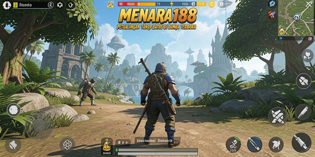 Tampilan menakjubkan dari gameplay Open World di MENARA188.