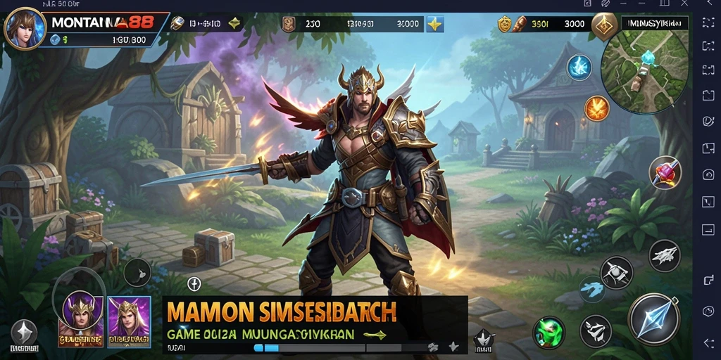 Screenshot gameplay MONTANA88 yang menampilkan simulasi dunia yang unik.