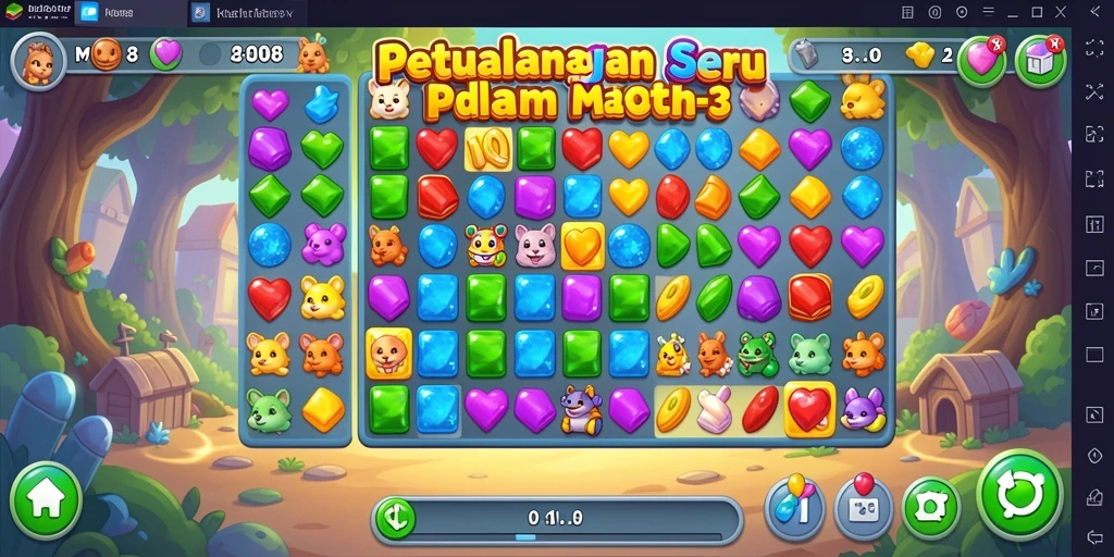 Tampilan gameplay MPO08 yang menarik dan penuh warna.