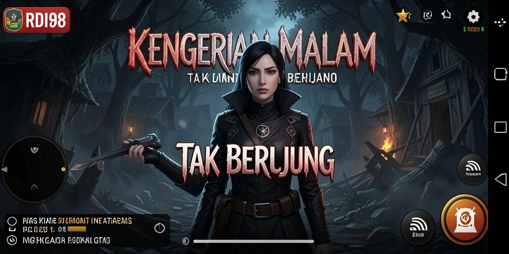 Tangkapan layar gameplay RDI88 dengan suasana Horror yang mencekam.
