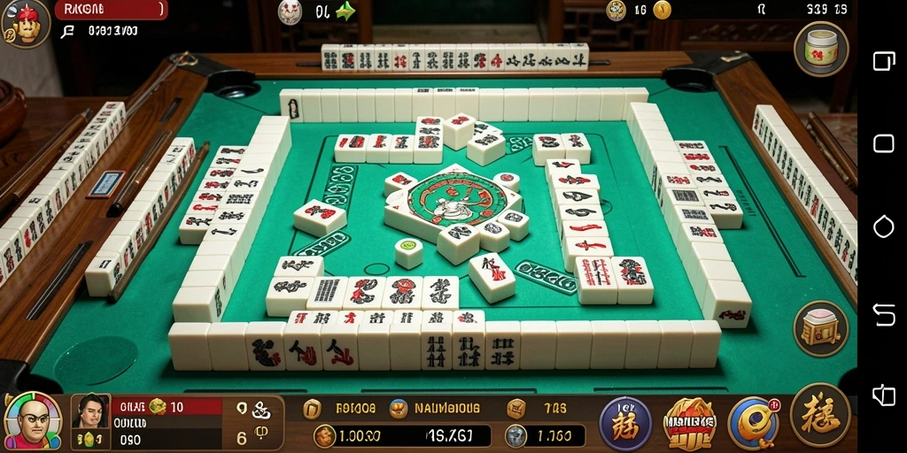 Tangkapan layar menunjukkan gameplay Mahjong yang menantang dan menarik.