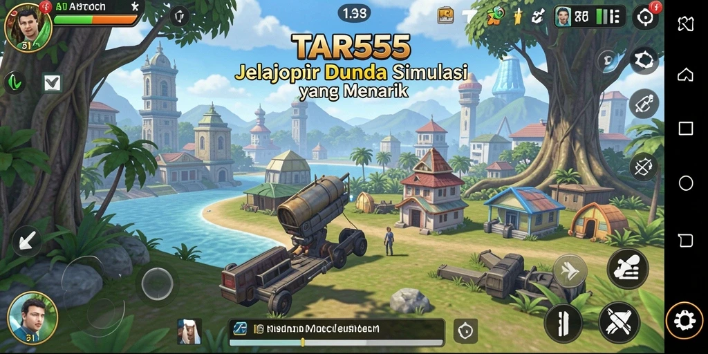 Tampilan gameplay yang memukau di TAR555 bagi penggemar simulasi.